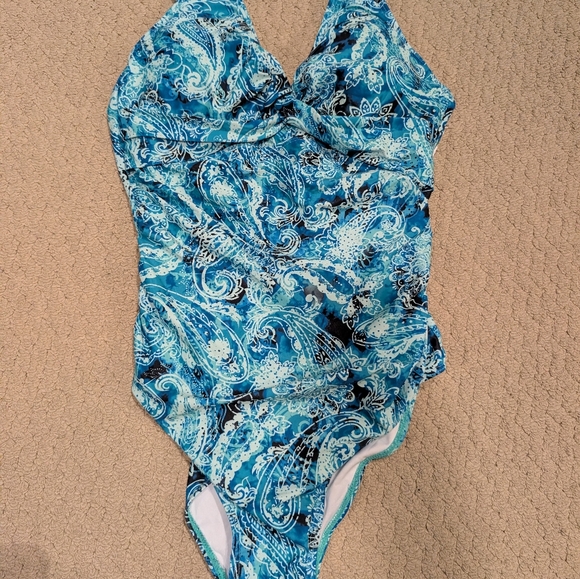 Holipick Tummy Control One-Piece Women's Swimsuit Size Large - Picture 3 of 4